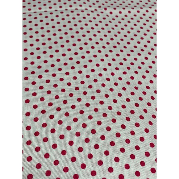 Pink Polka Dot Fabric by David Textiles Inc. 1/2 Yard 44" Wide Cotton Sewing - Picture 1 of 6
